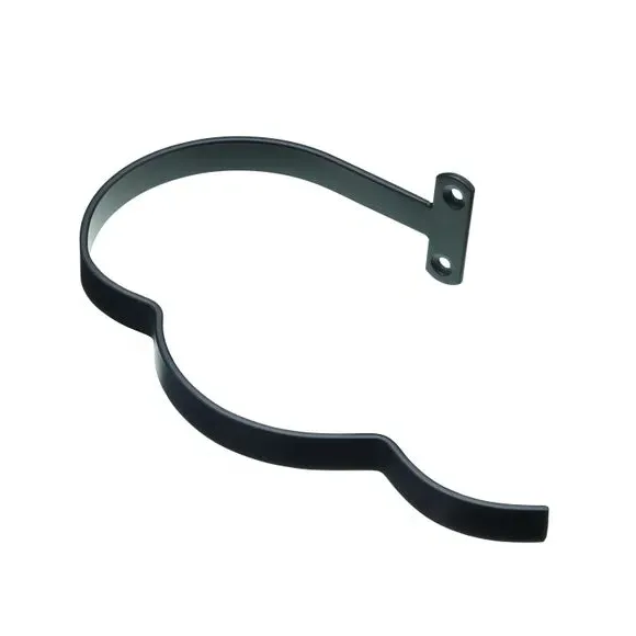 Wave Curtain Holdback Pair - Black, Metal
