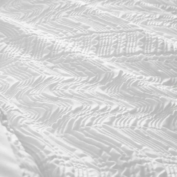 Wave Duvet Cover & Pillowcase Set - White