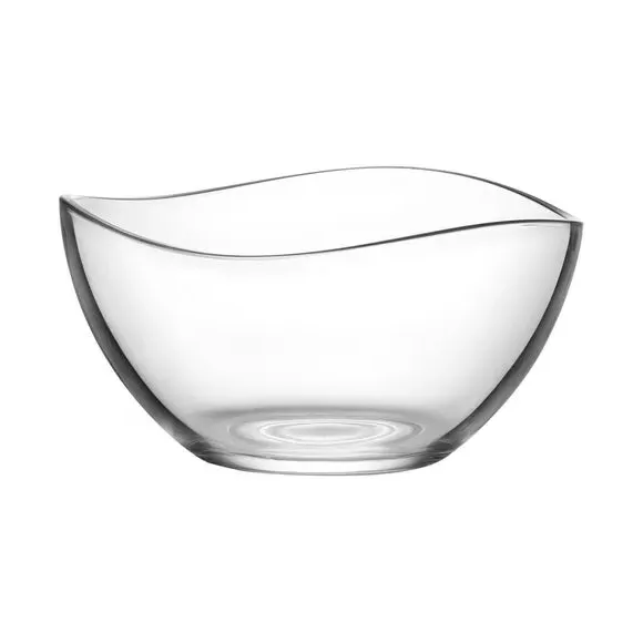 Wave Serving Bowl - Clear, Glass image