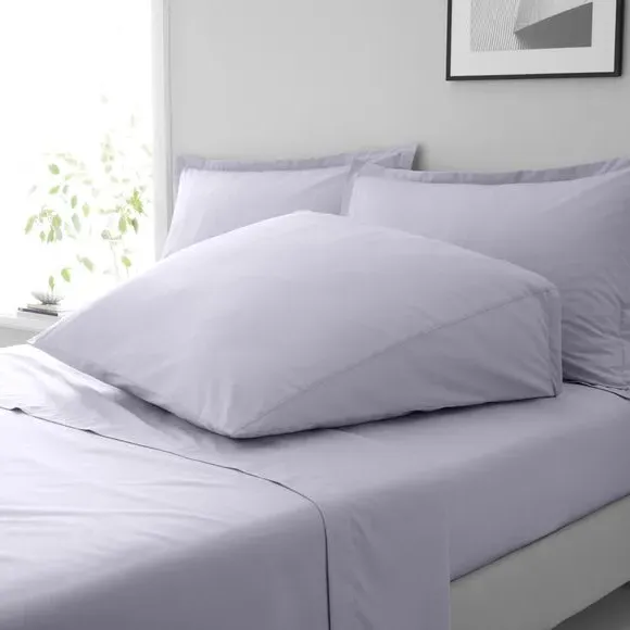 Wedge Pillowcase - Lavender, Cotton