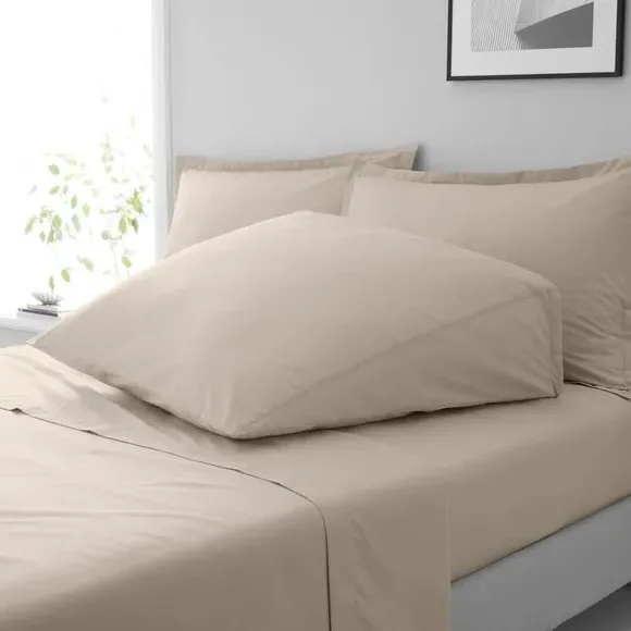 Wedge Pillowcase - Natural, Cotton