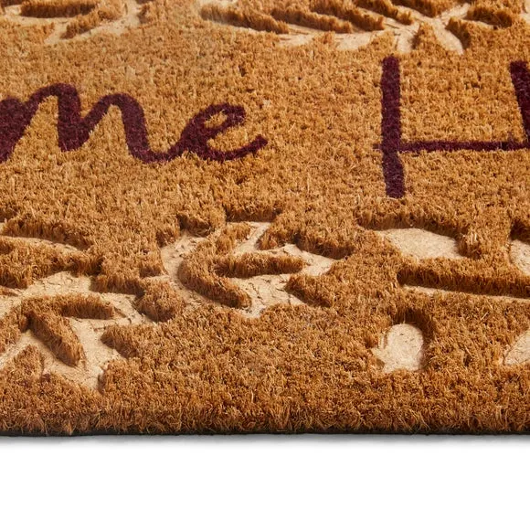 Welcome Home Patio Mat - Natural, Coir