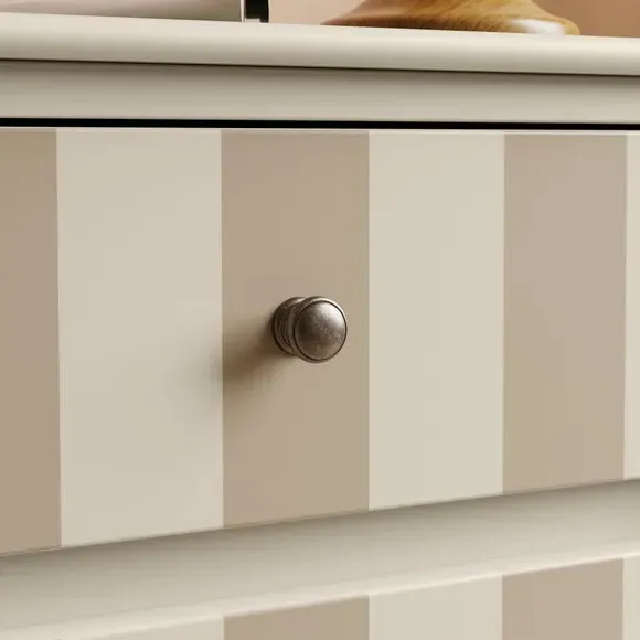Wide 2-Drawer Bedside Table - Natural, Wood