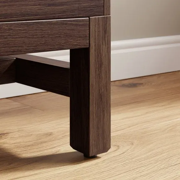 Wide Sideboard with Cable Management - Walnut