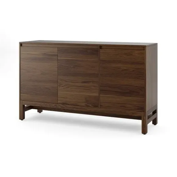 Wide Sideboard with Cable Management - Walnut