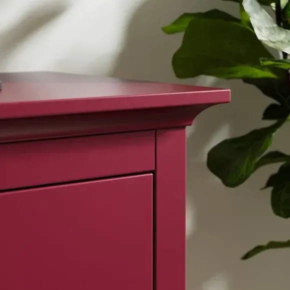 Wide Sideboard with Storage - Mulberry, Painted
