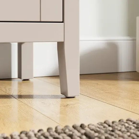 Wide Sideboard with Storage - Natural, Painted