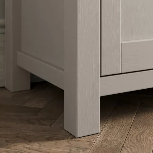 Wide Sideboard with Storage - Stone