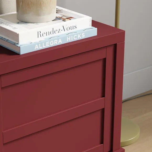 Wide TV Unit with Storage - Mulberry