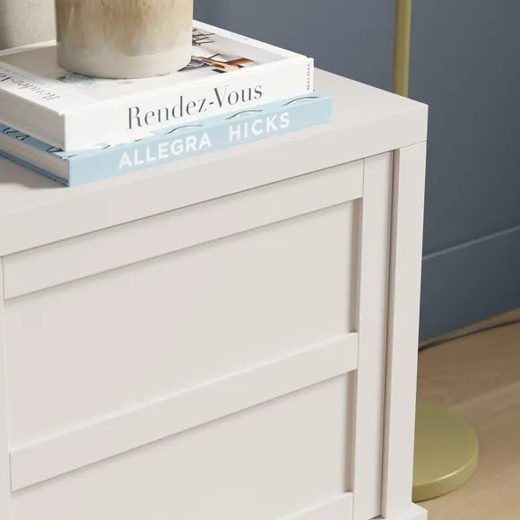 Wide TV Unit with Storage - White