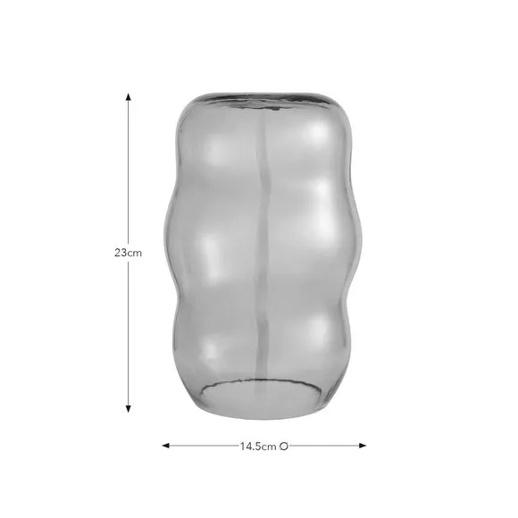 Wiggly Pendant Shade Easy Fit - Yew, Glass