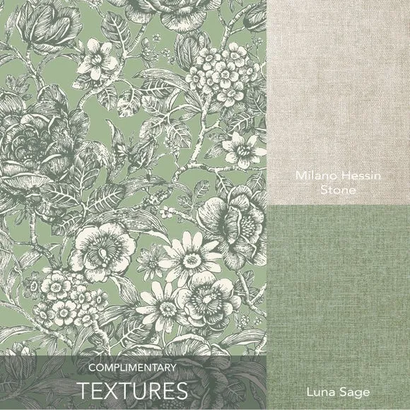 Wild Garden Wallpaper - Sage