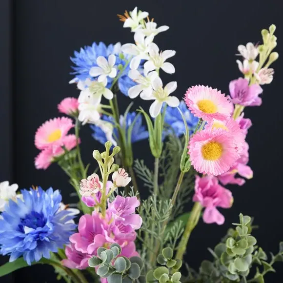 Wildflower Bouquet Arrangement - Multicolor, Glass