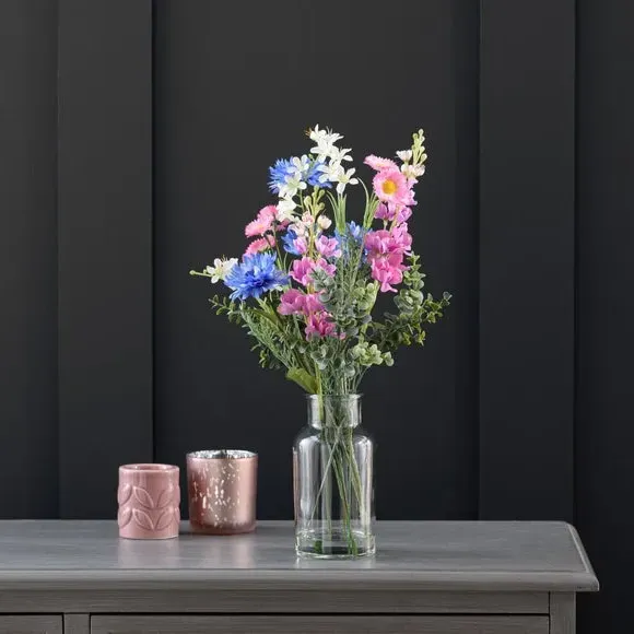 Wildflower Bouquet Arrangement - Multicolor, Glass image