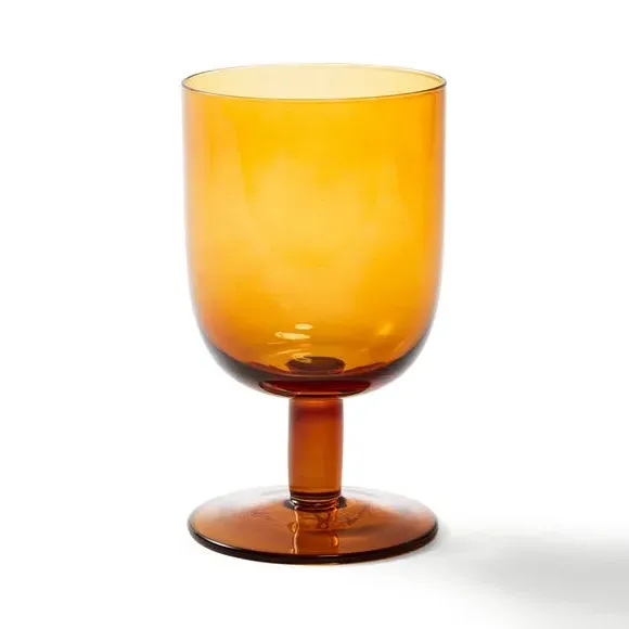 Wine Glass - Amber, Glass
