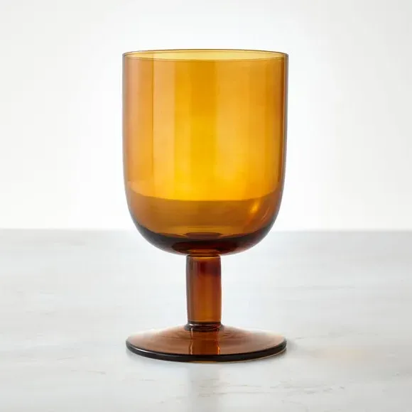 Wine Glass - Amber, Glass image