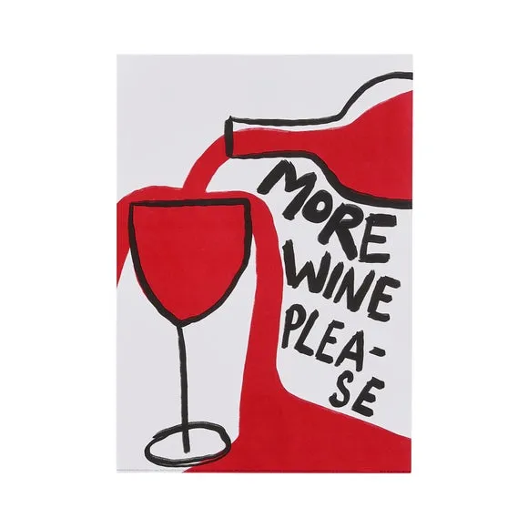 Wine Print Poster - Multicolor
