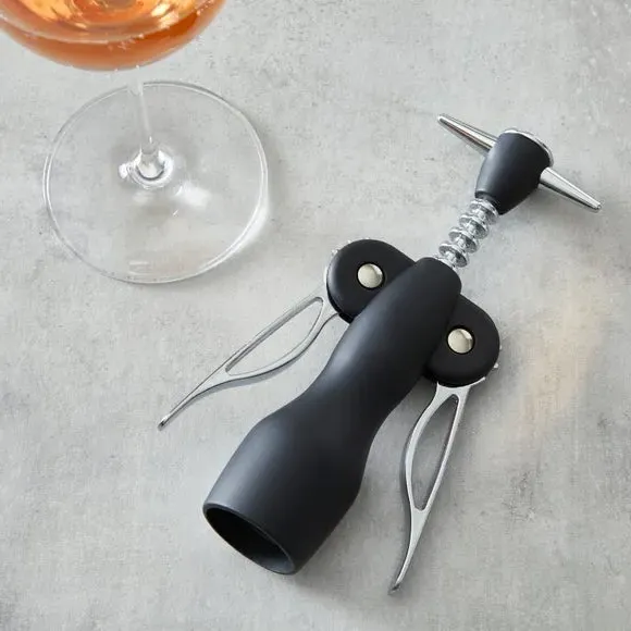 Wing Corkscrew - Black, Zinc Alloy image