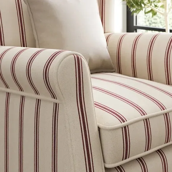 Wingback Armchair with Pocket Springs - Mulberry