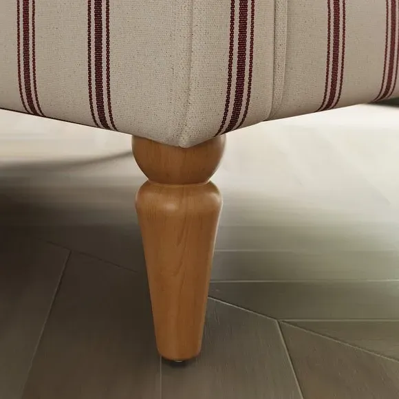 Wingback Armchair with Pocket Springs - Mulberry