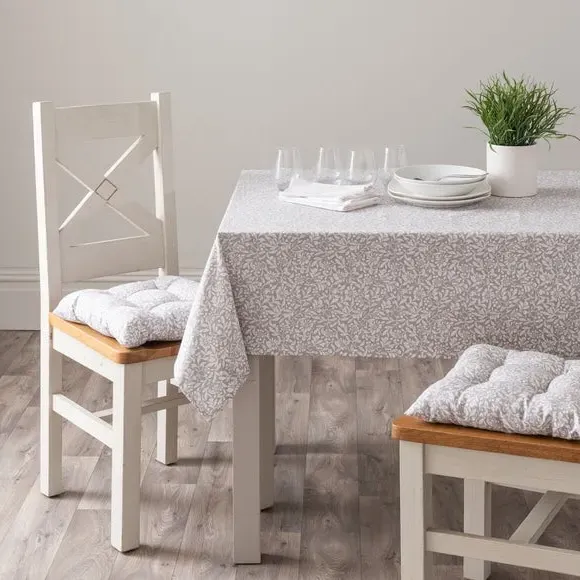 Wipe Clean Tablecloth - Grey, Cotton image