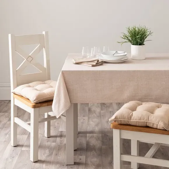 Wipe Clean Tablecloth - Natural, Cotton