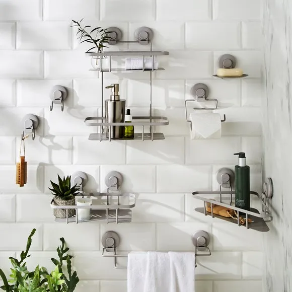 Wire Suction Soap Dish - Grey