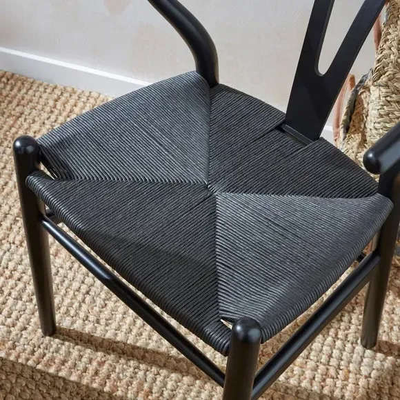 Wishbone Dining Chair - Black, Beech Wood
