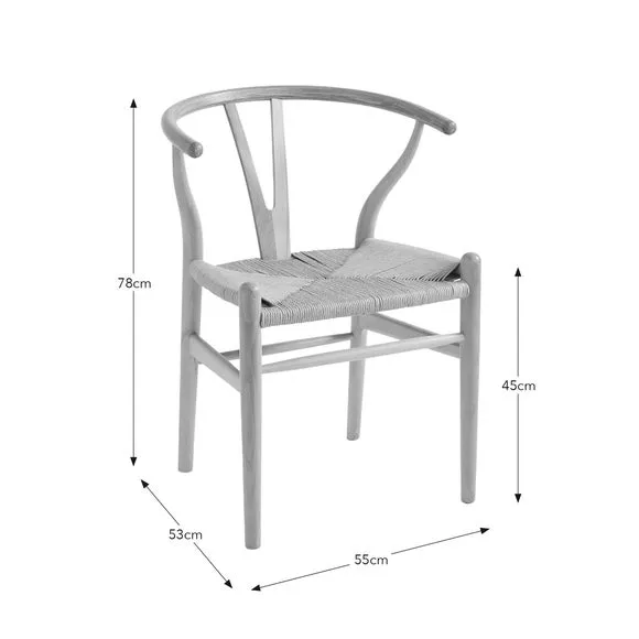 Wishbone Dining Chair - Oak, Beech Wood