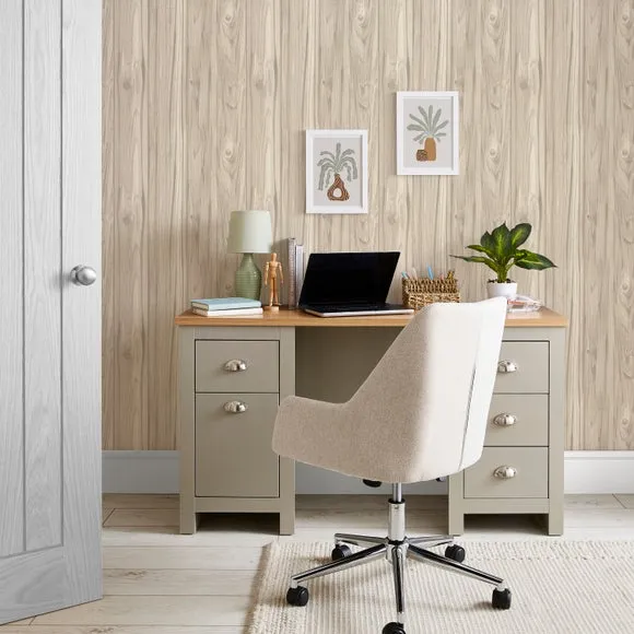 Wood Grain Wallpaper - Natural, Matte Finish image