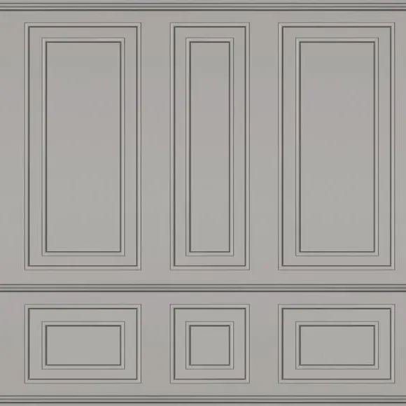 Wood Panel Wall Mural - Grey