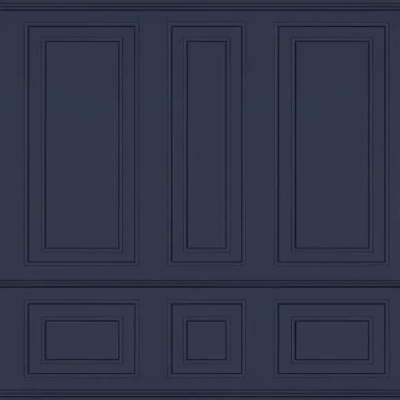 Wood Panel Wall Mural - Navy
