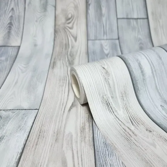 Wood Panel Wallpaper - Green