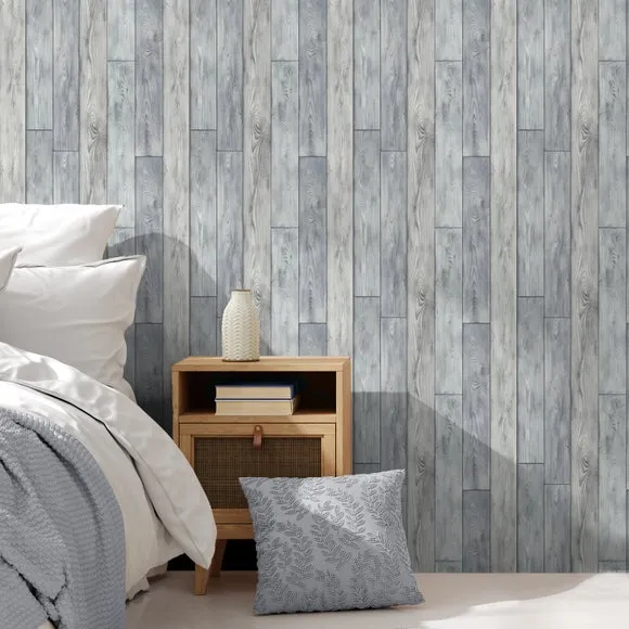 Wood Panel Wallpaper - Green