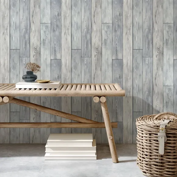 Wood Panel Wallpaper - Green