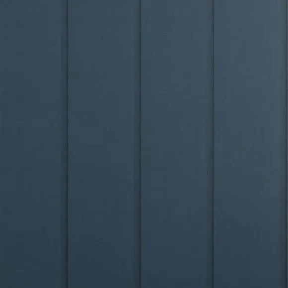Wood Panel Wallpaper with Smooth Finish - Navy