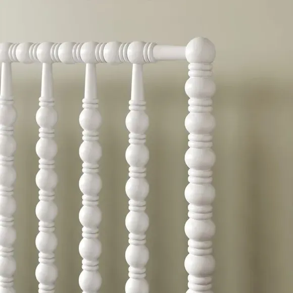 Wooden Bed Frame with Slats - White, Wood