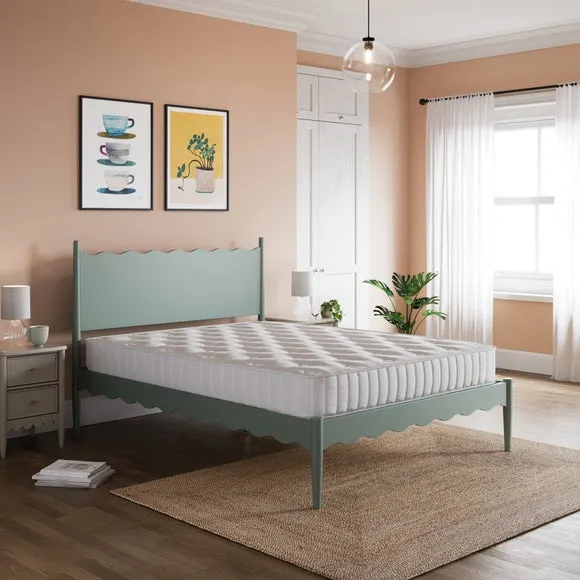 Wooden Bed Frame with Sprung Slats - Lilypad