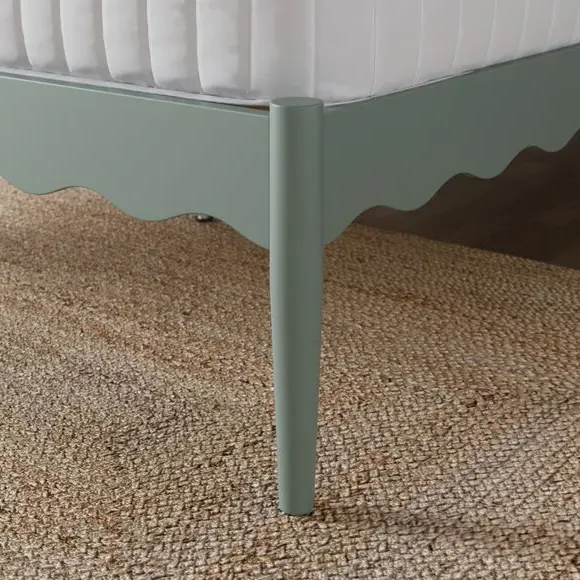 Wooden Bed Frame with Sprung Slats - Lilypad