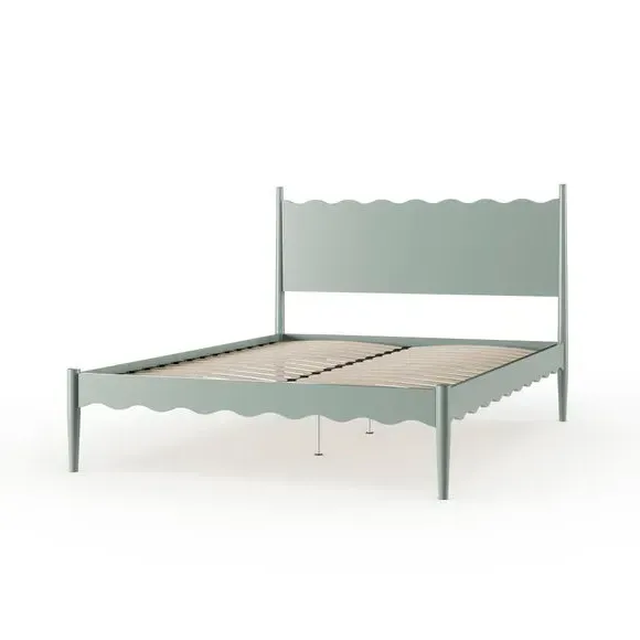 Wooden Bed Frame with Sprung Slats - Lilypad