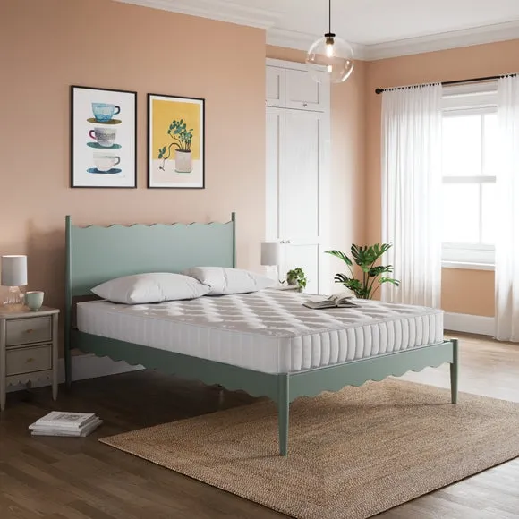 Wooden Bed Frame with Sprung Slats - Lilypad image