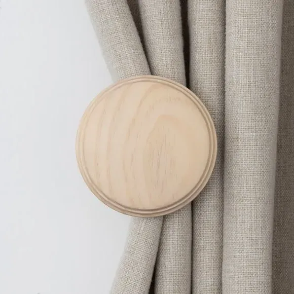 Wooden Curtain Dresser - Light Oak image