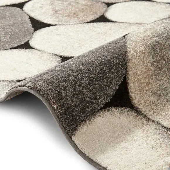Woodland Rug with Natural Design - Grey, Cream