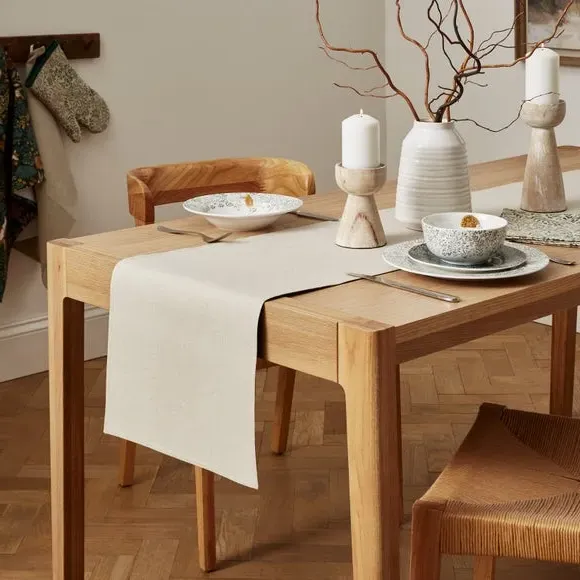 Woodland Table Runner - Green, Cotton Blend