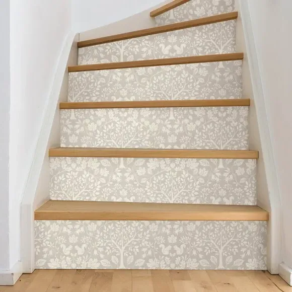 Woodland Wallpaper with Matt Finish - Natural