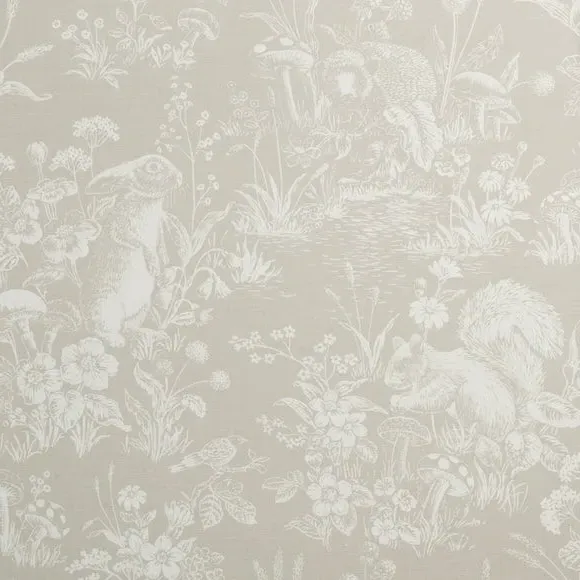 Woodland Wallpaper with Matte Finish - Stone