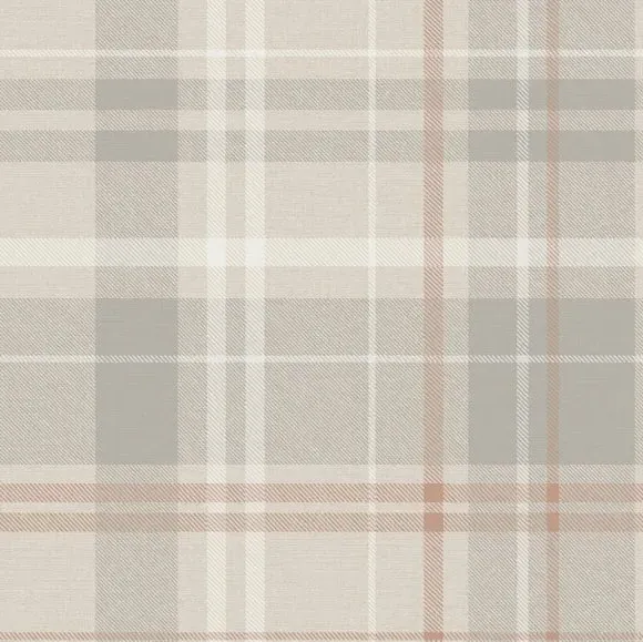 Woven Check Tactile Wallpaper - Natural