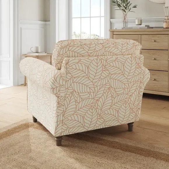 Woven Leaf Armchair - Butterscotch, Fabric