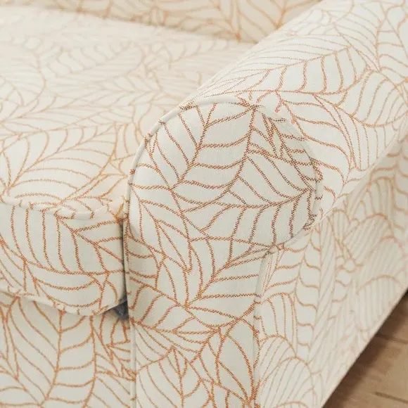 Woven Leaf Armchair - Butterscotch, Fabric