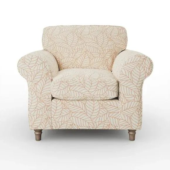 Woven Leaf Armchair - Butterscotch, Fabric